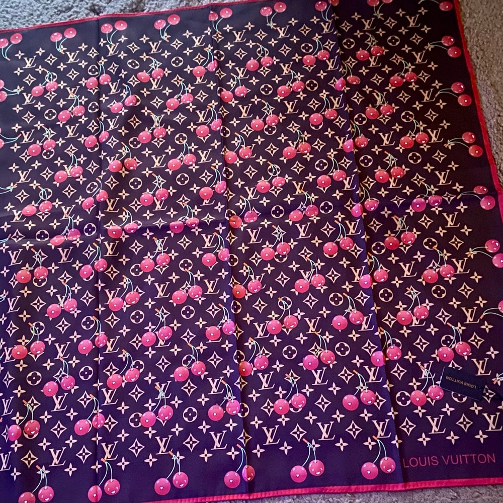 Cherry Monogram Print